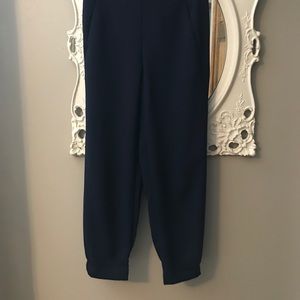 Popsugar Stylish Navy Harem Style Pants Size M